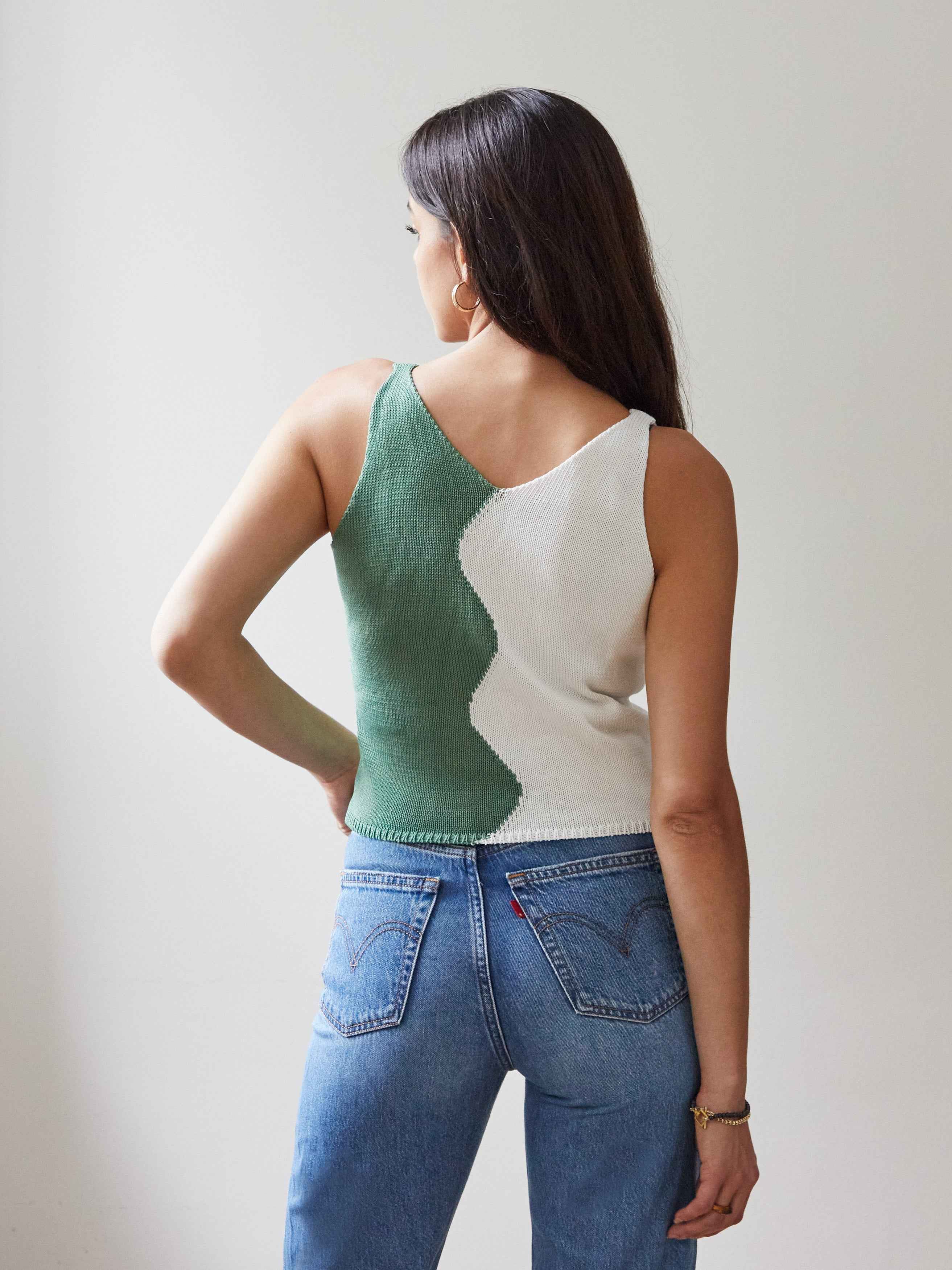 Agave Sleeveless Knit Top