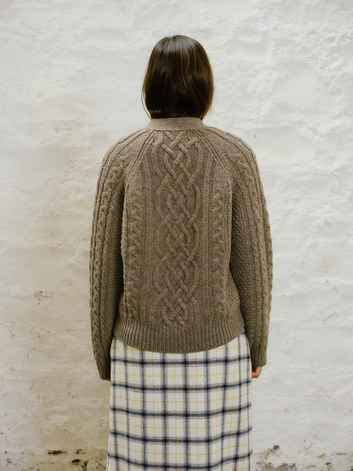 Whitby Cardigan in Loam