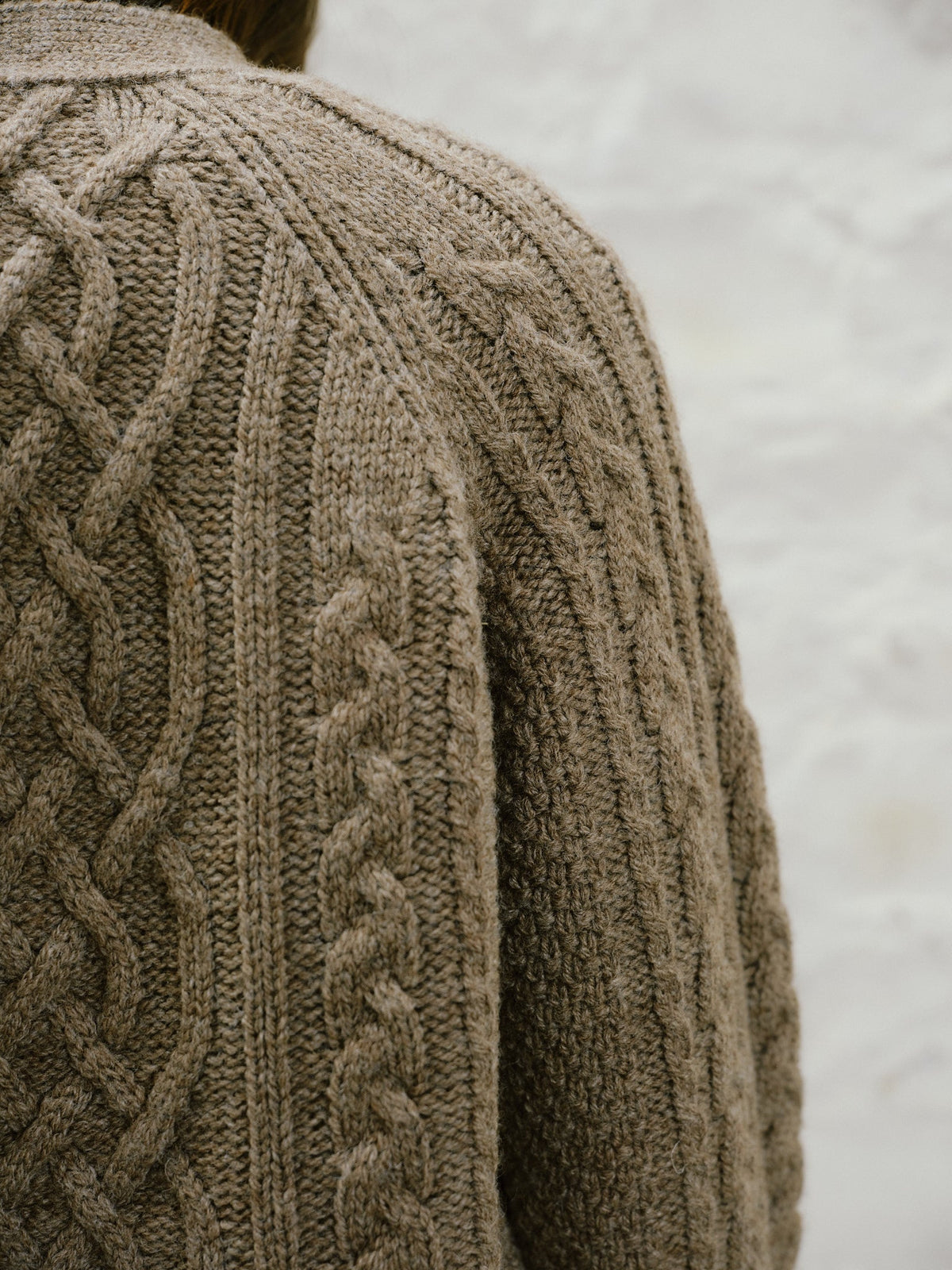Whitby Cardigan in Loam