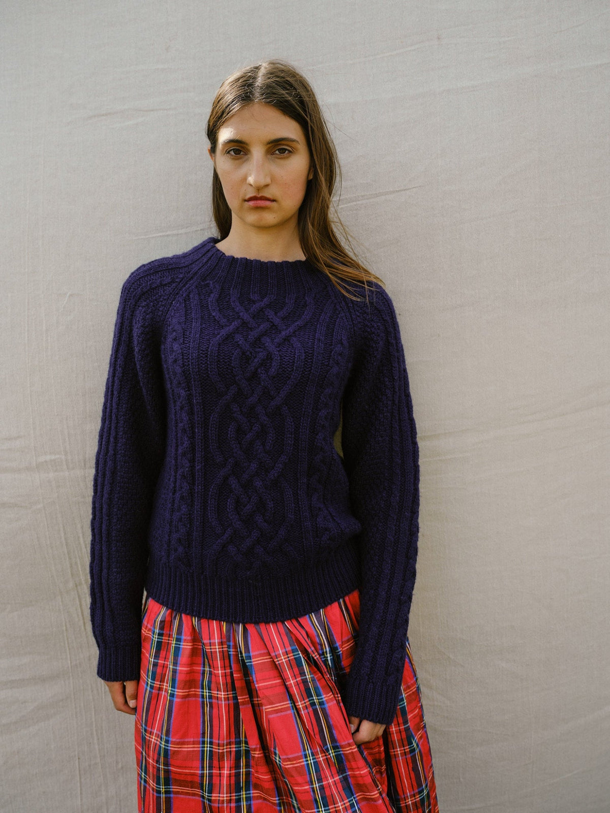 Whitby Jumper in Damson