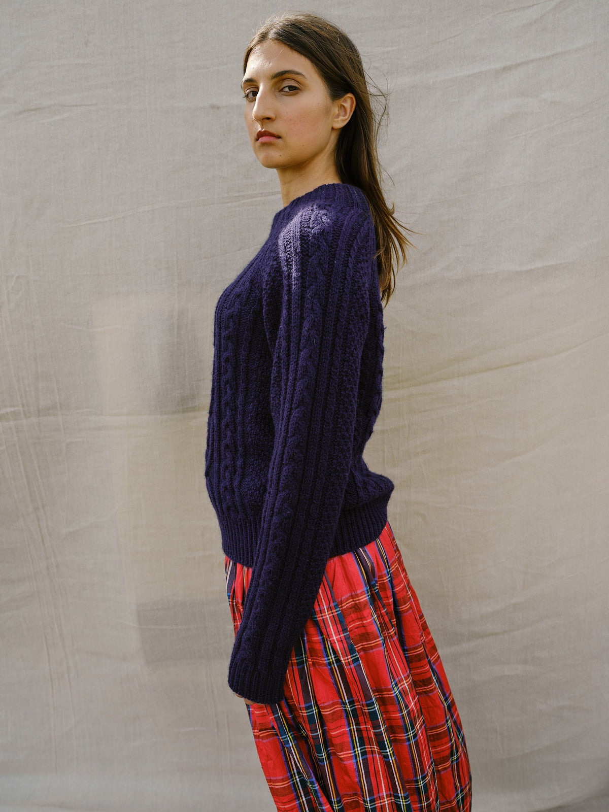 Whitby Jumper in Damson