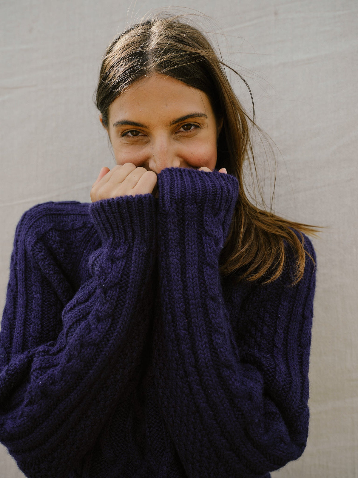 Whitby Jumper in Damson