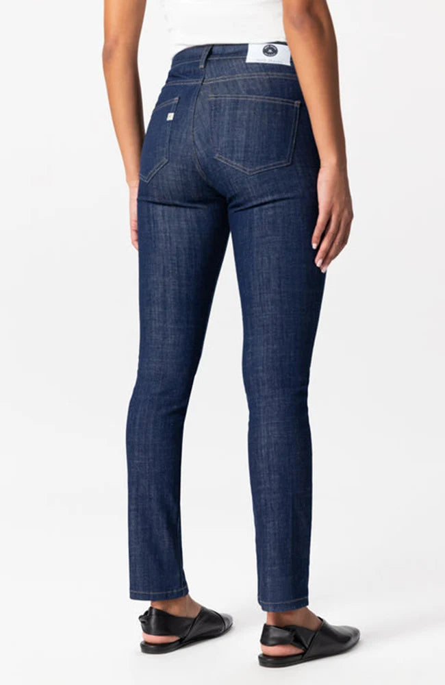 Faye Straight Jeans – Shiny Raw