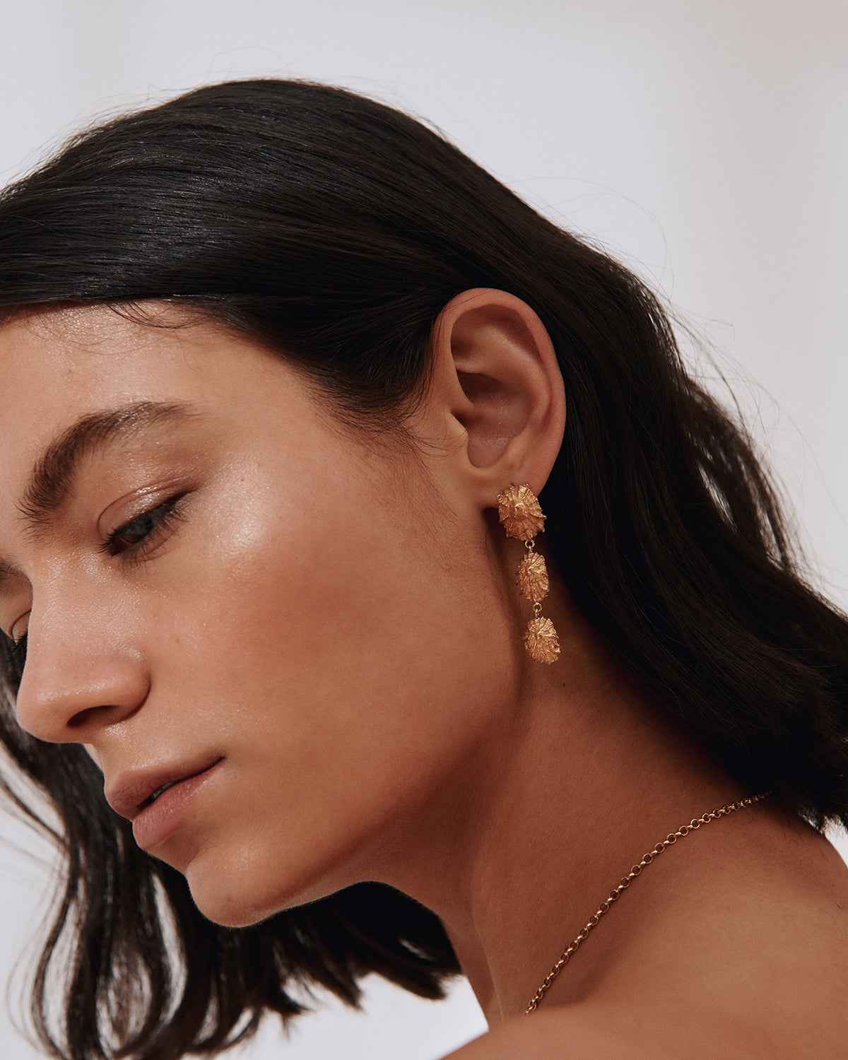 CONCHA EARRINGS SILVER
