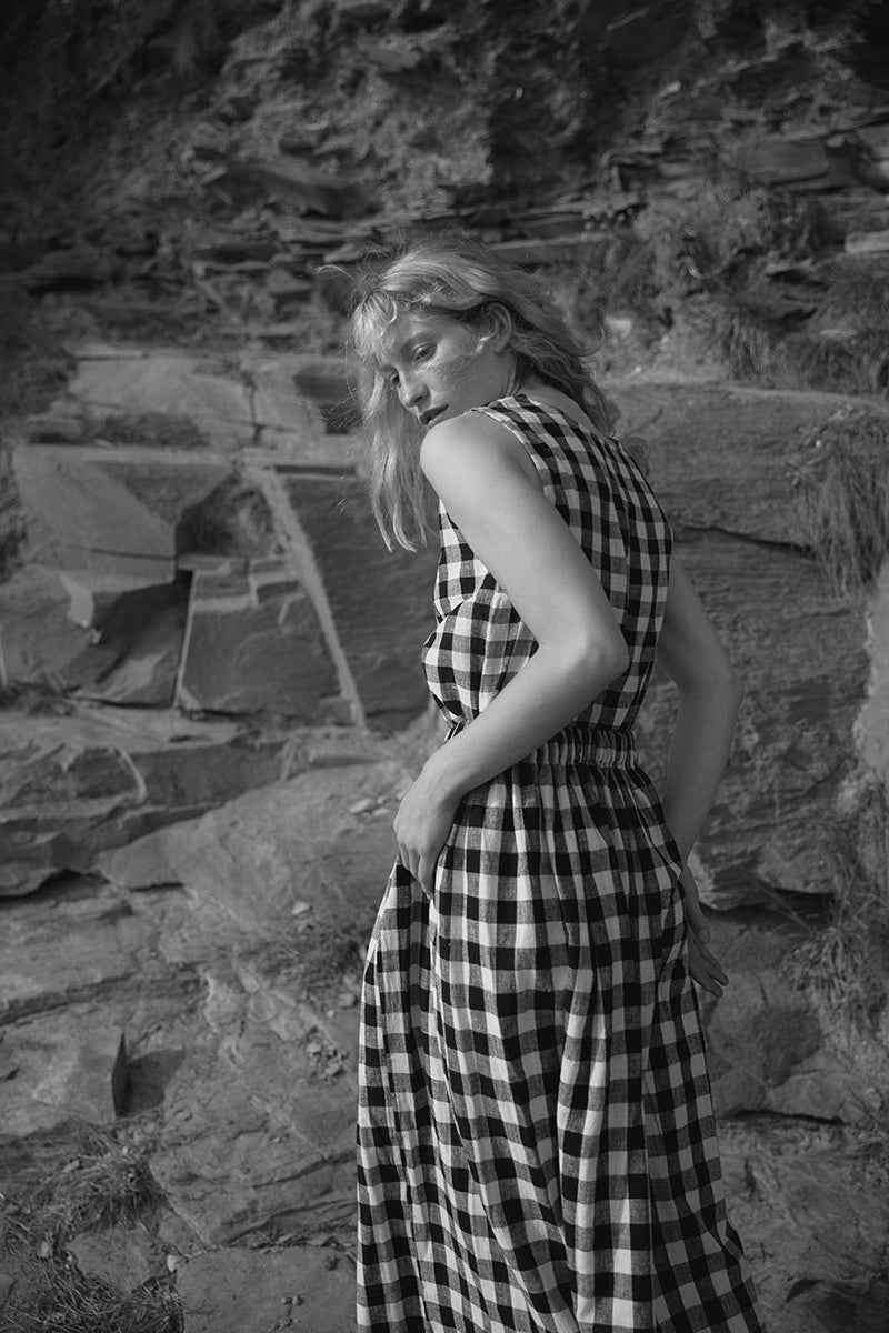 Lee Top Gingham Kala Cotton