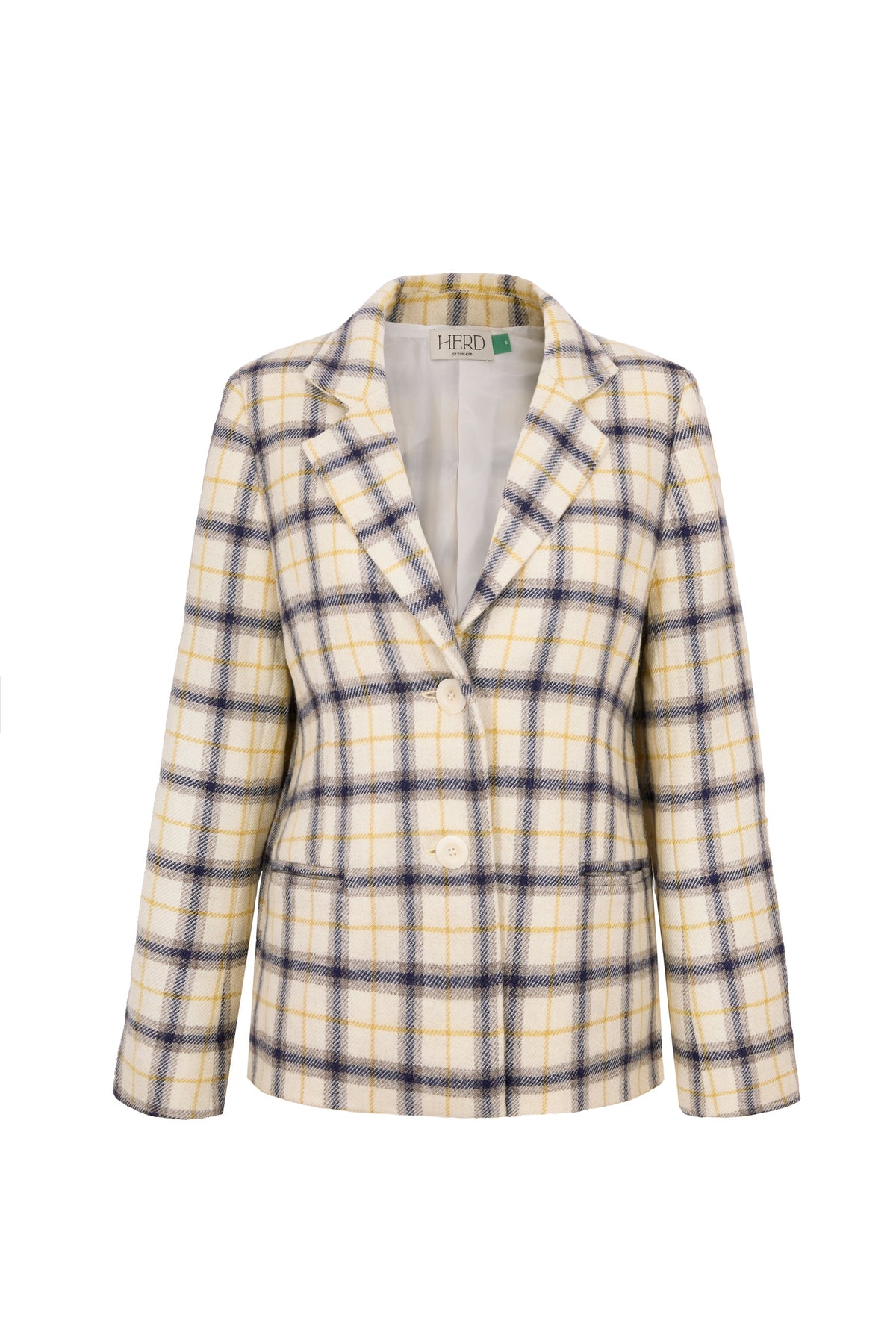 Bellingham Blazer in Yolk Check