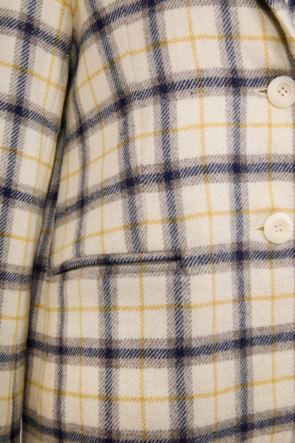 Bellingham Blazer in Yolk Check