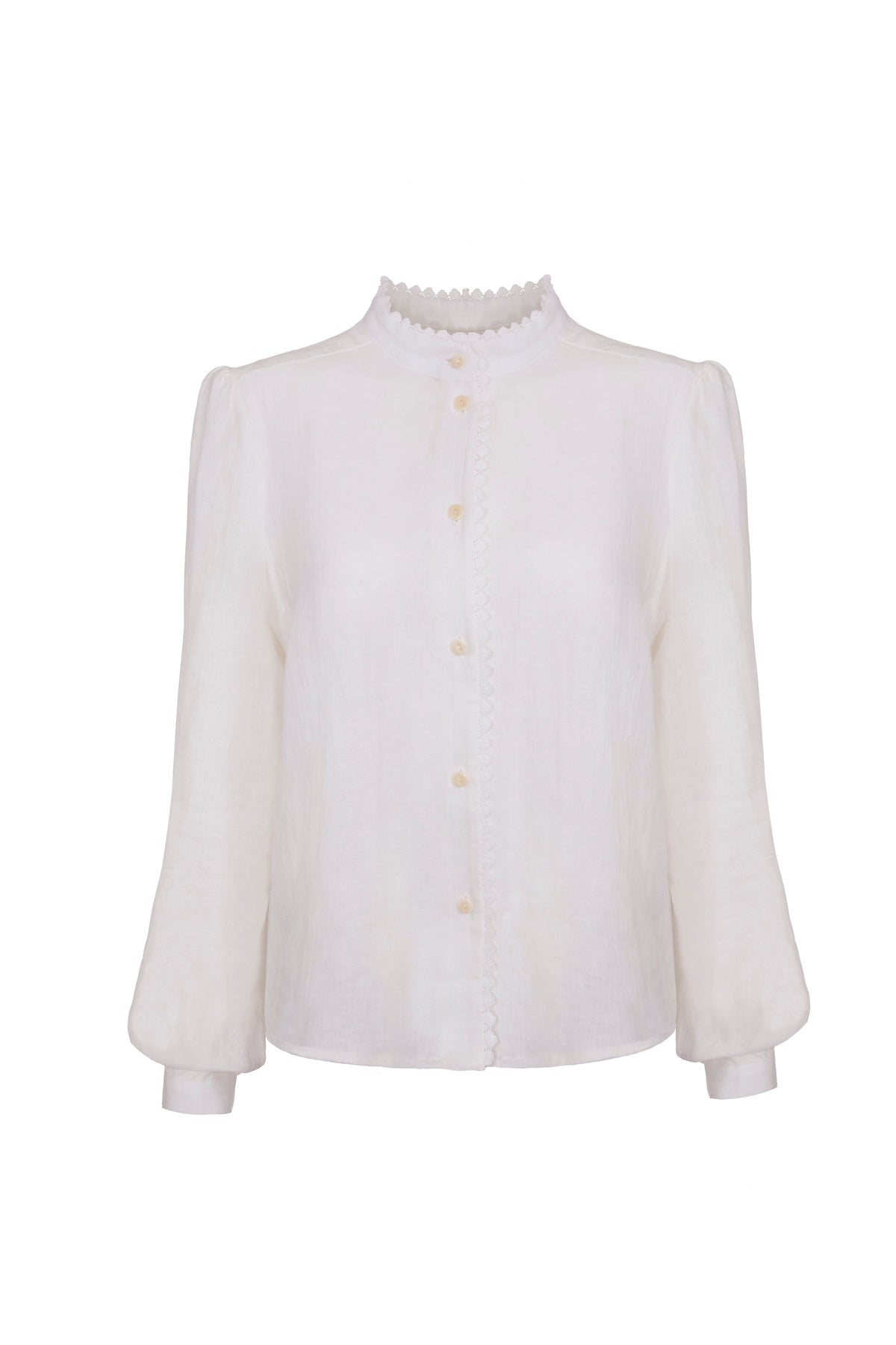Beverley Blouse in Milk