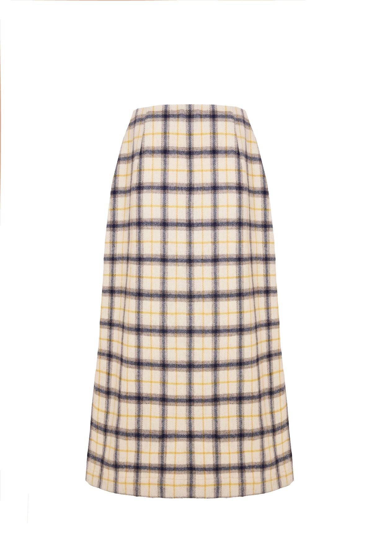 Mellor Skirt in Yolk Check
