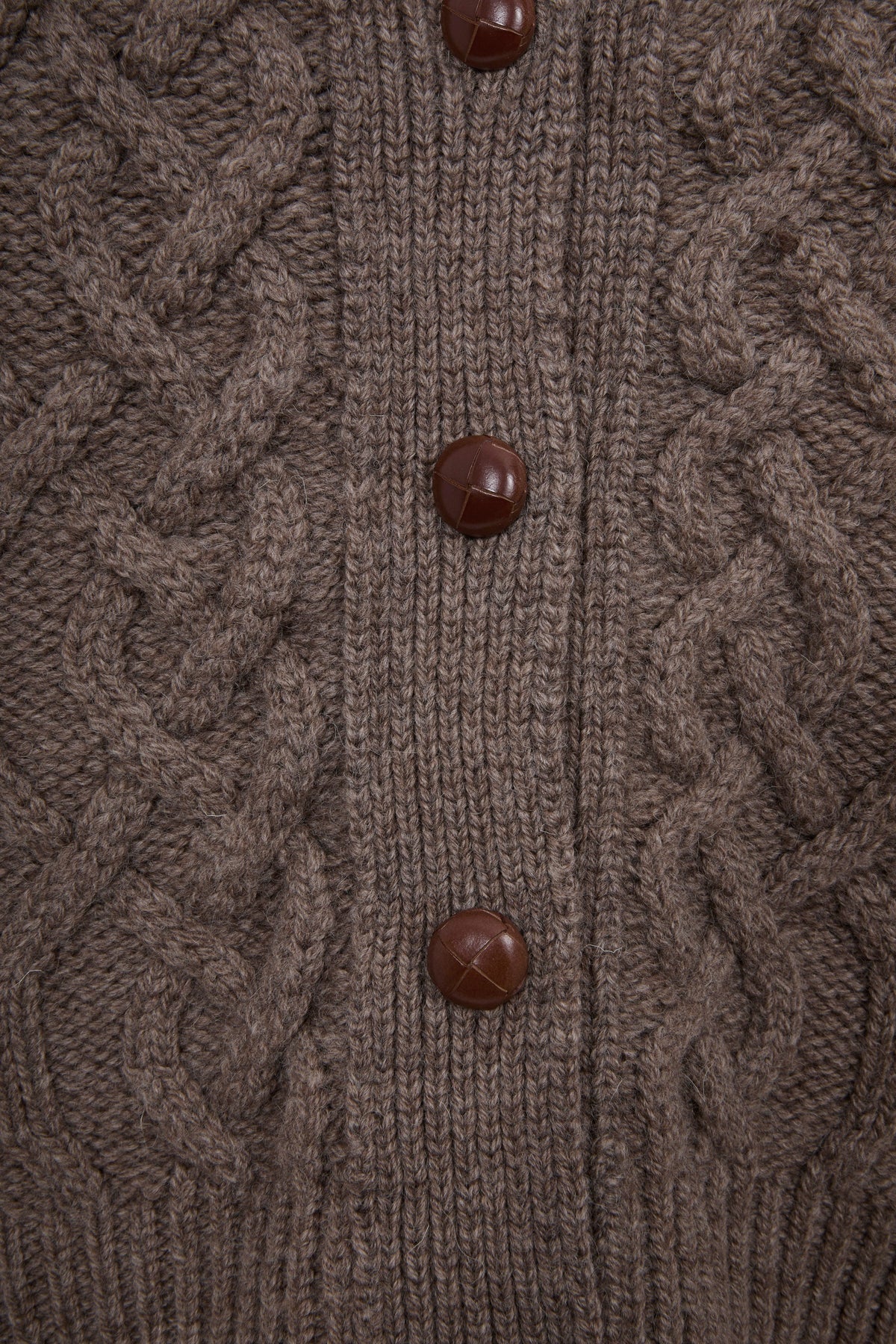 Whitby Cardigan in Loam