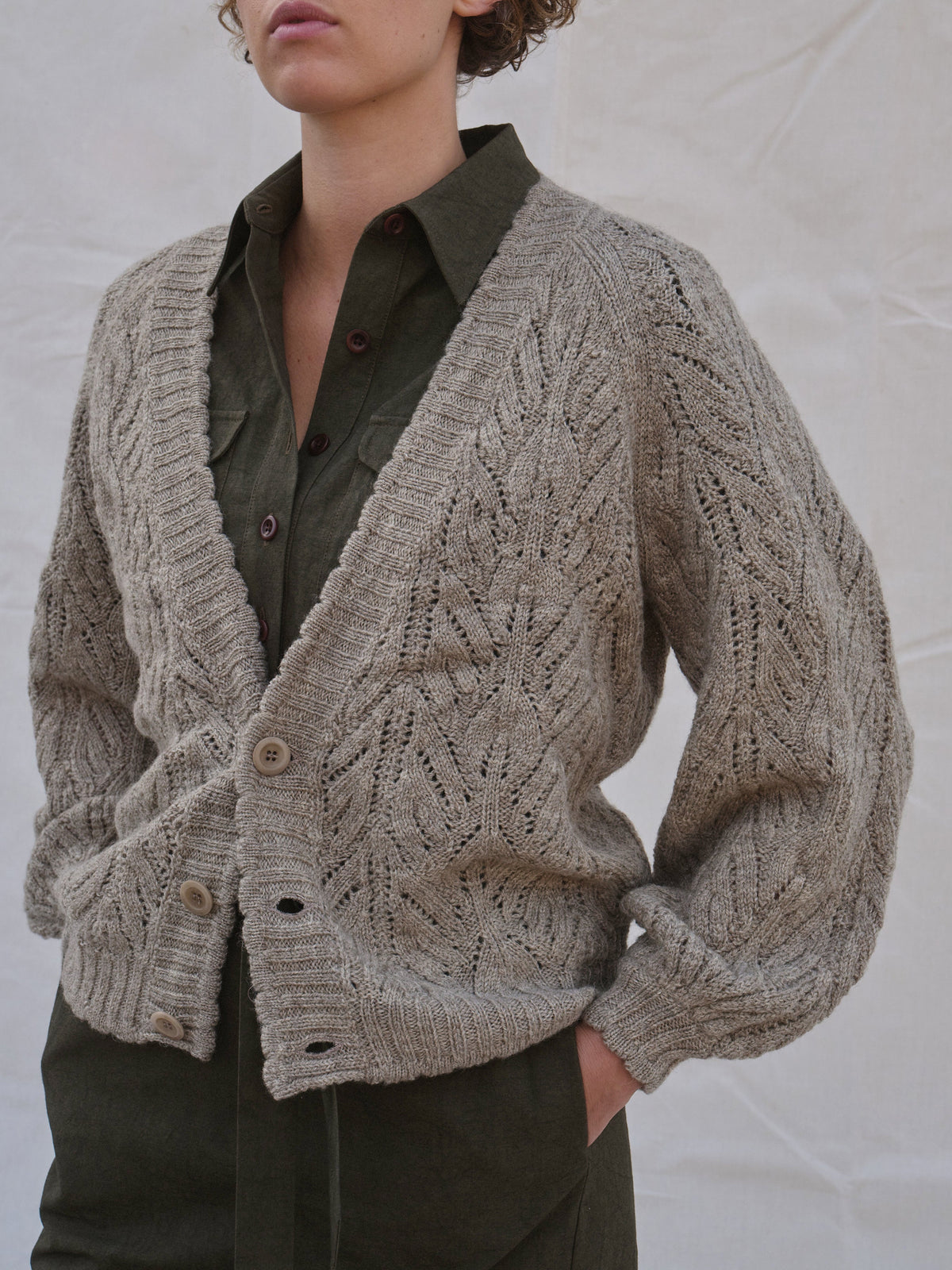 Wyre Cardigan in Mist