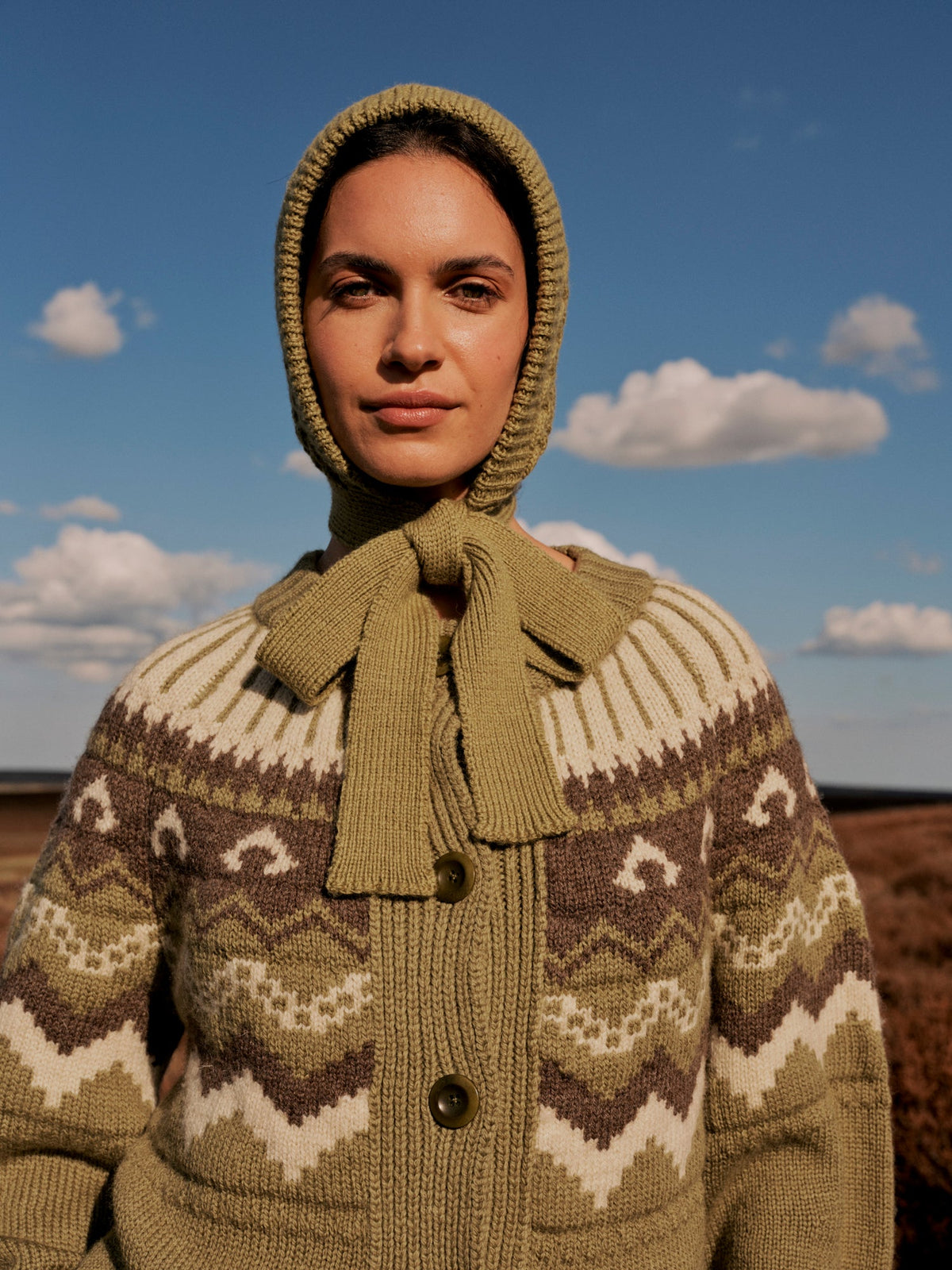 Whitby Bonnet in Moss