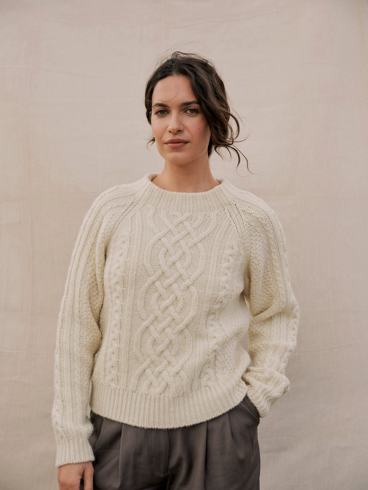 Whitby Jumper in Ecru