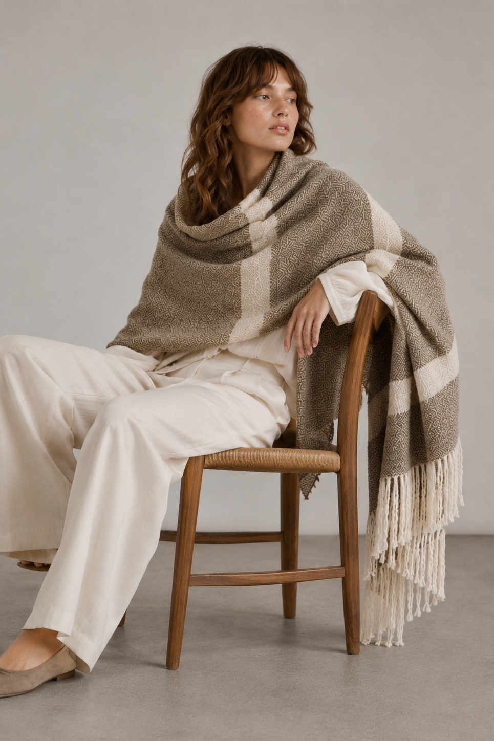 The Journey Wrap Taupe
