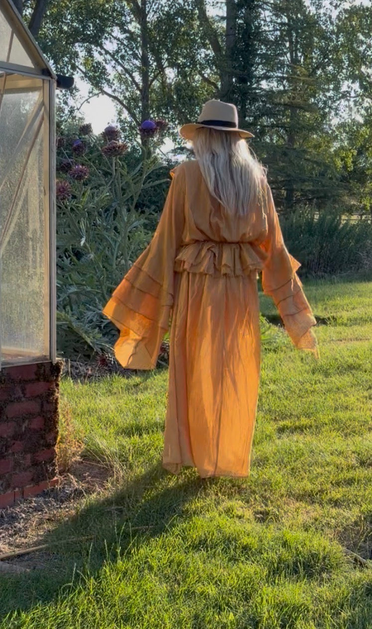 Bella Dress - Ochre Colourway