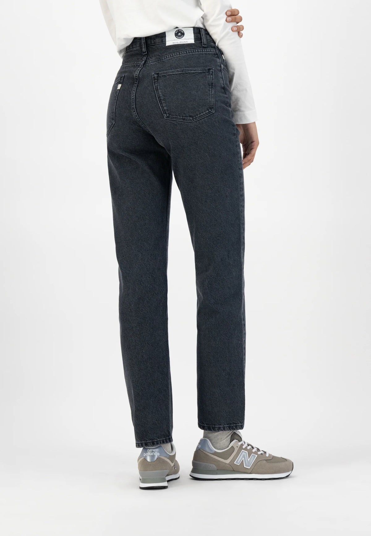 Relax Rose Jeans – Used Black