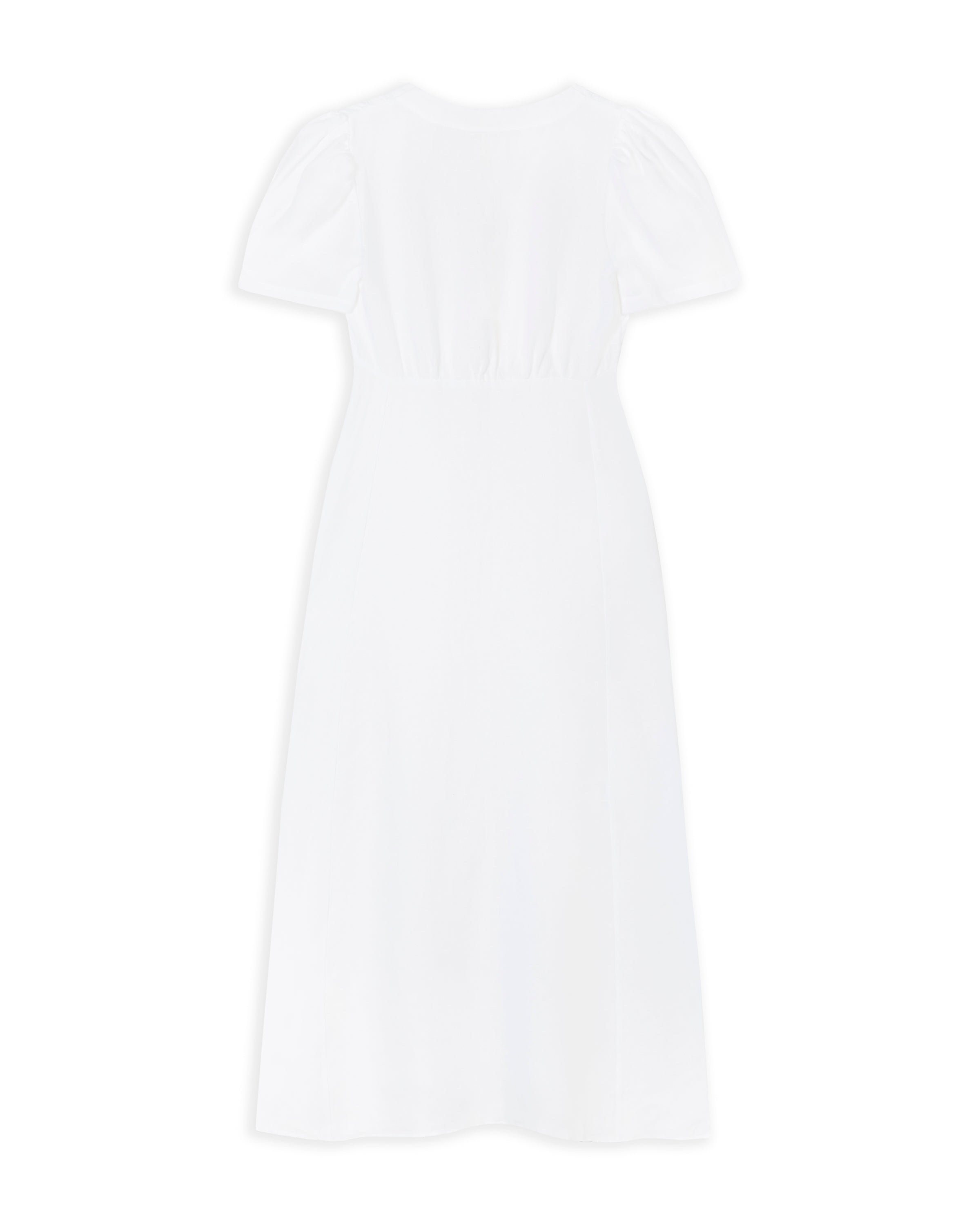 Daisy Linen Dress - White