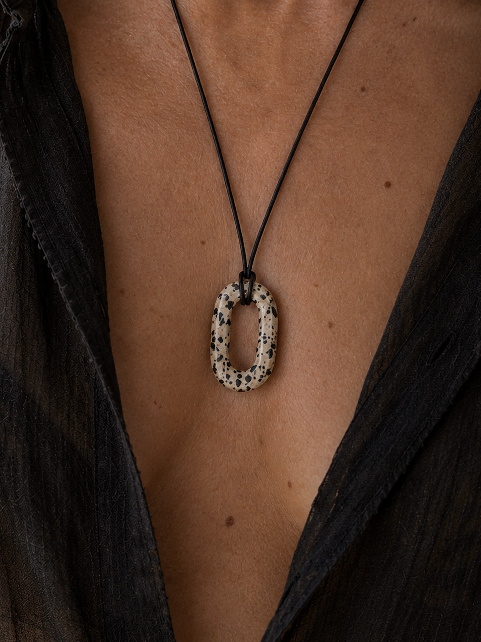 Stone Loop Necklace