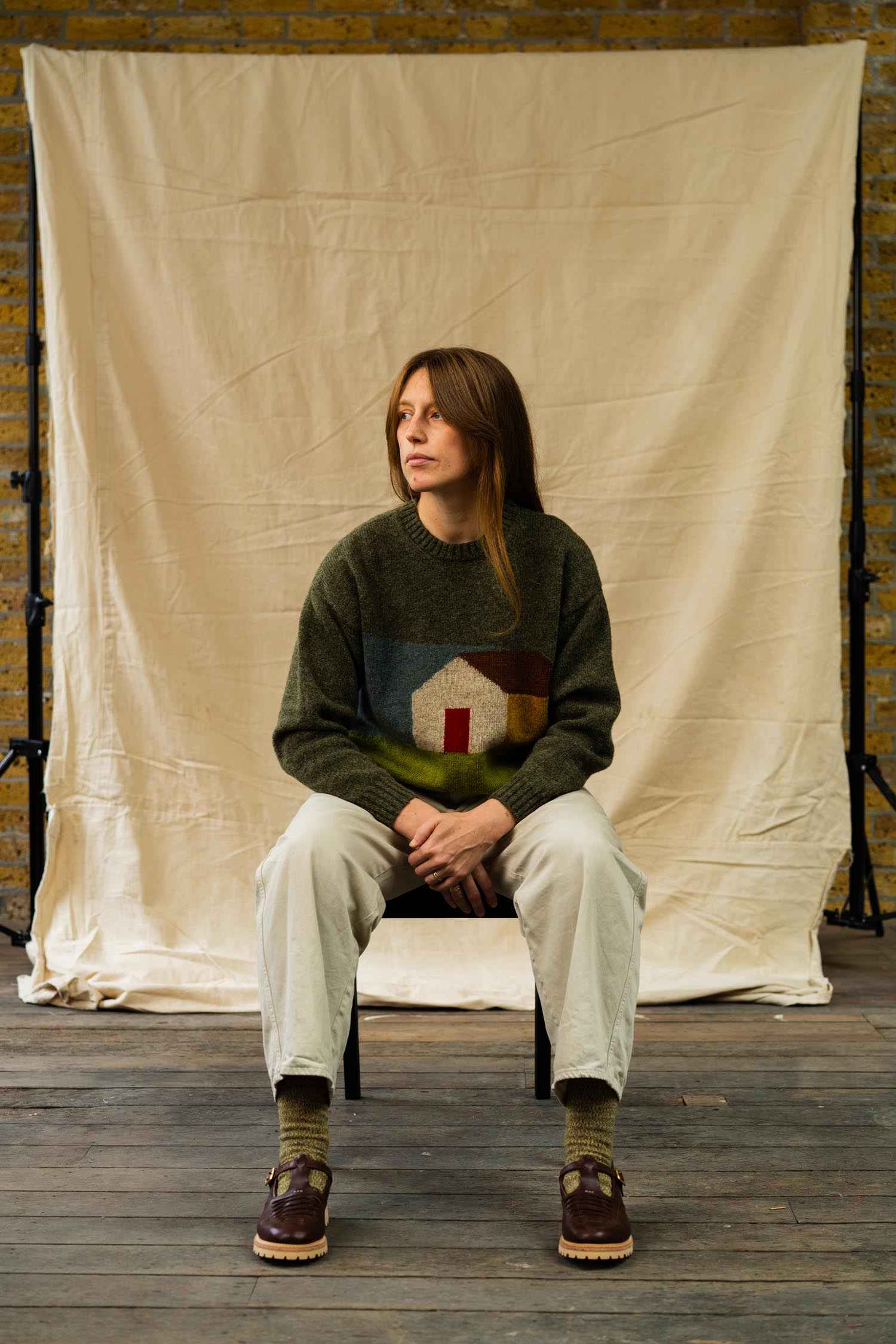House Intarsia Jumper
