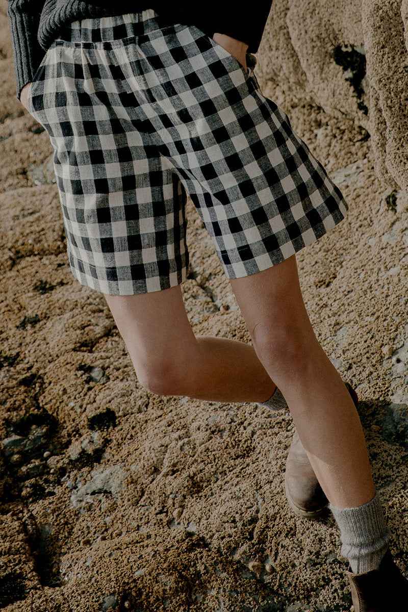 Agnes Shorts Gingham Kala Cotton