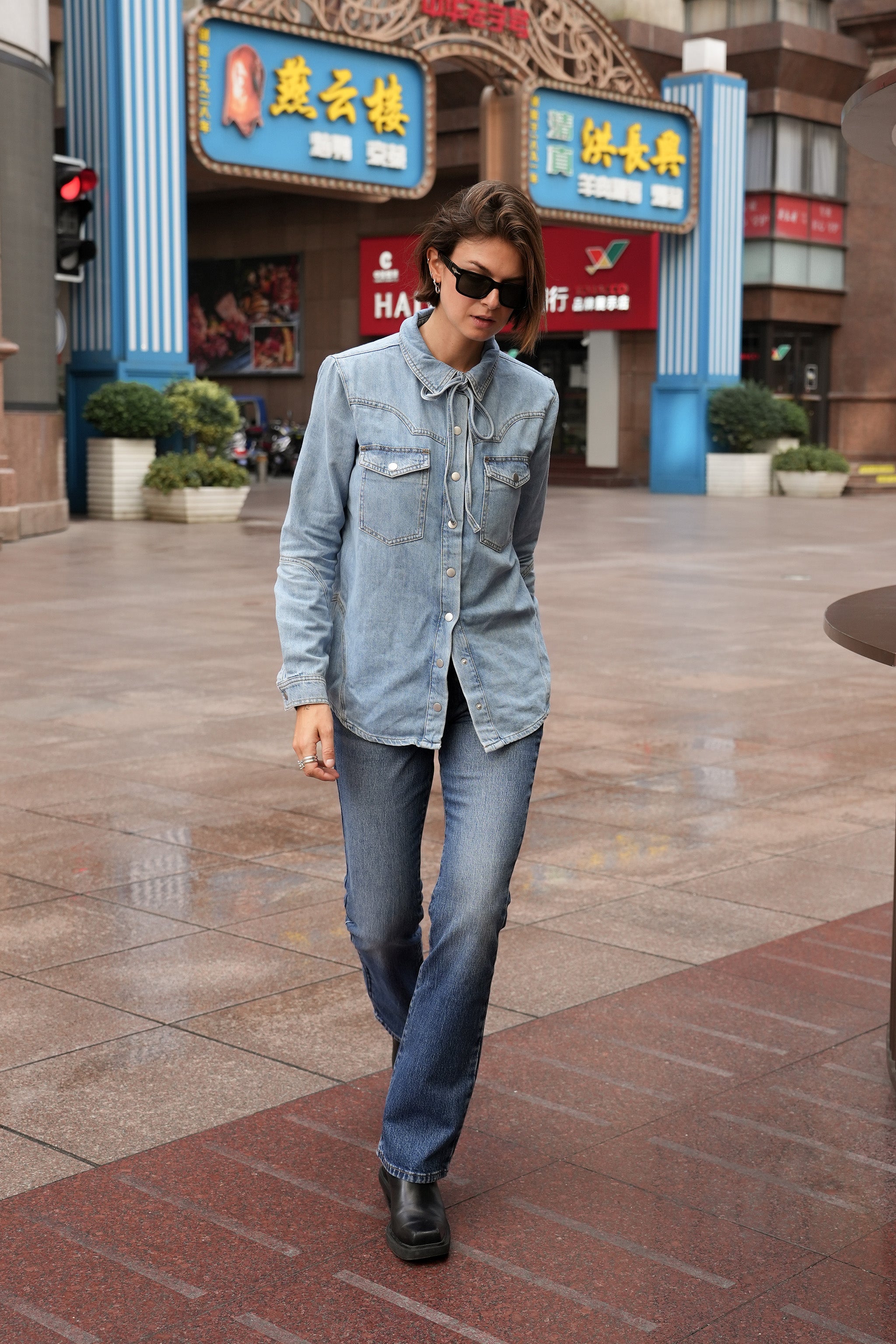 Camille Bootcut Jean in Idaho - seventy + mochi