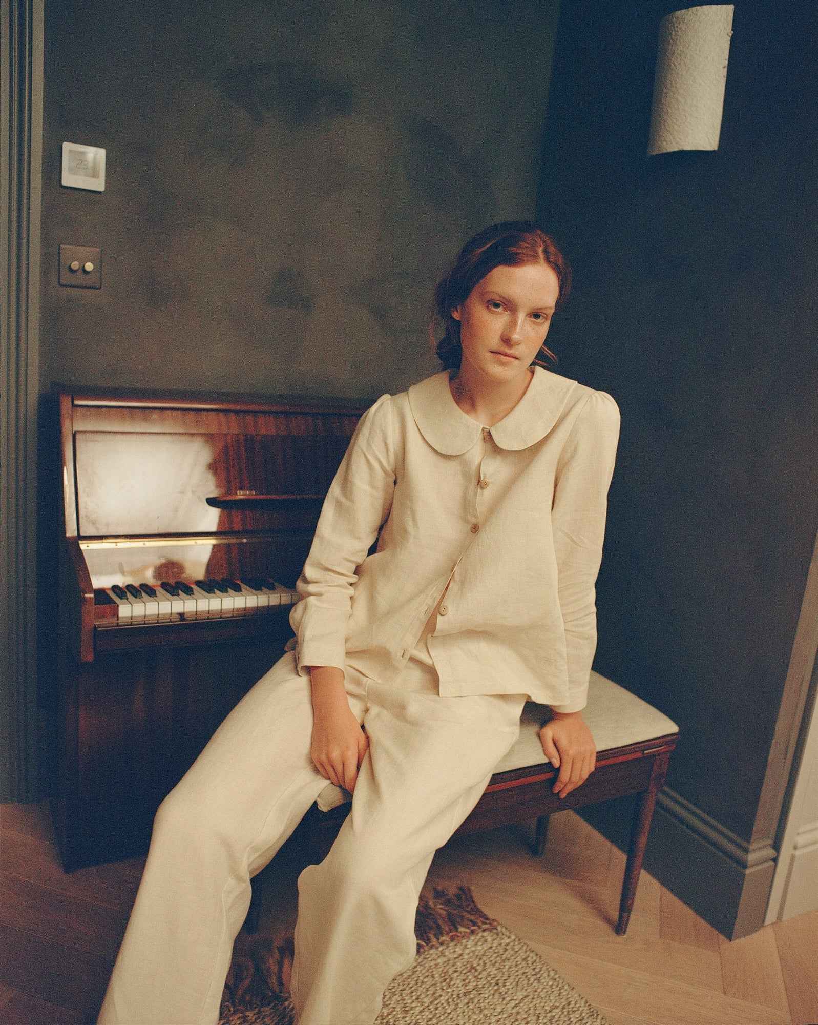 Claudine Linen Blouse - Natural