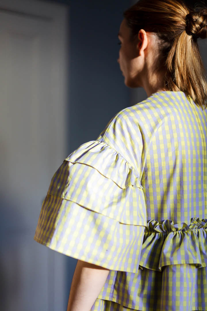 Saffron - Yellow Checks