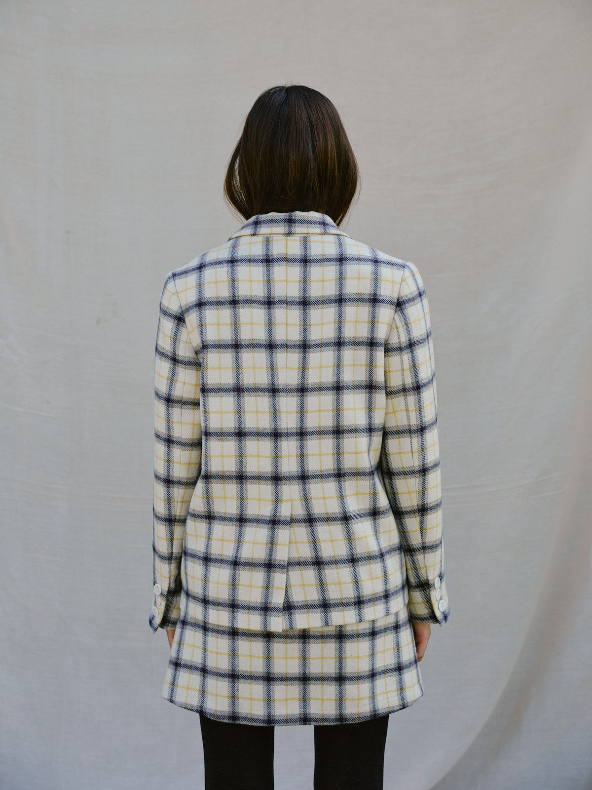 Bellingham Blazer in Yolk Check