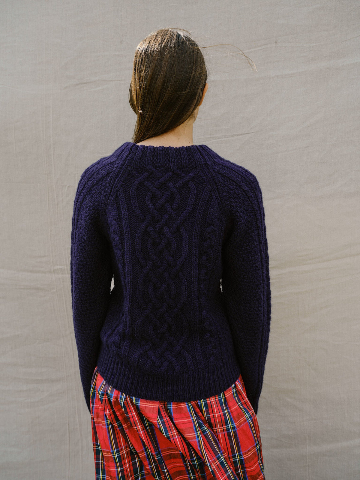 Whitby Jumper in Damson