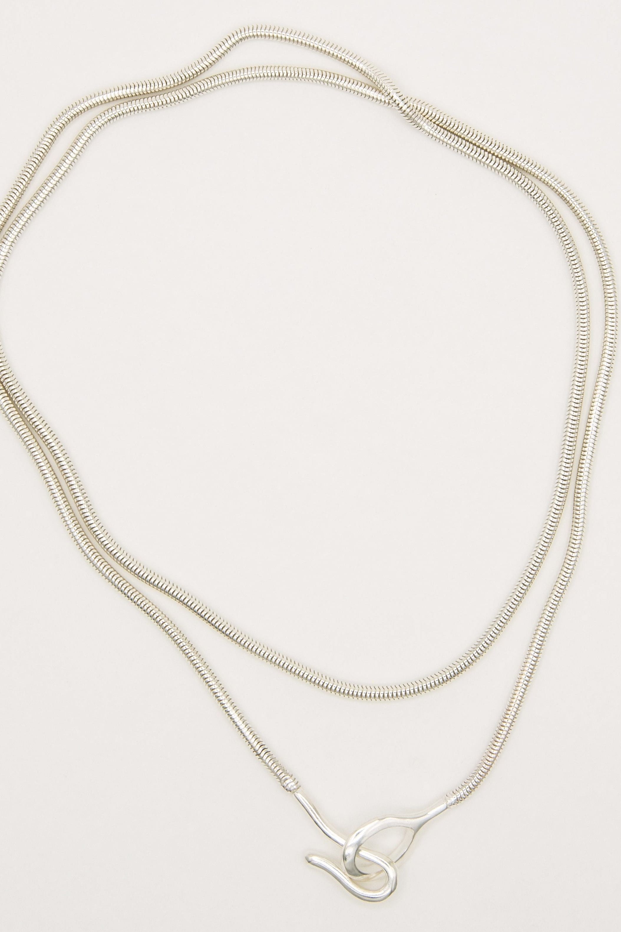 SOL POENTE NECKLACE SILVER