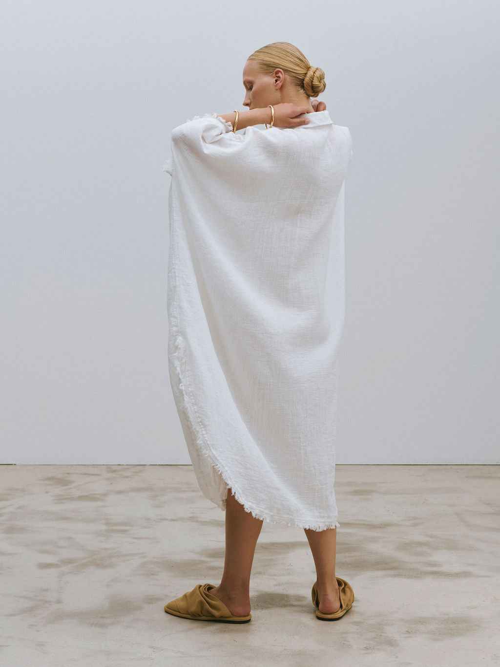 JONDAL BEACH SHIRT - WHITE