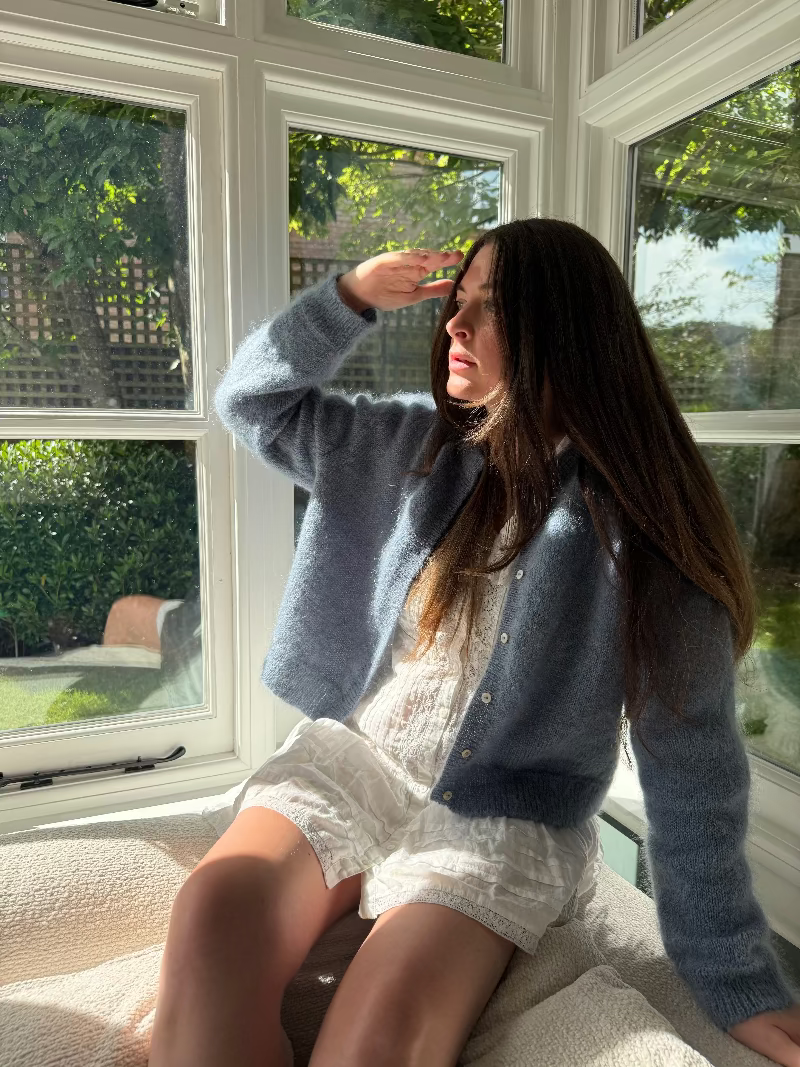 Classic Cardigan - Soft Blue