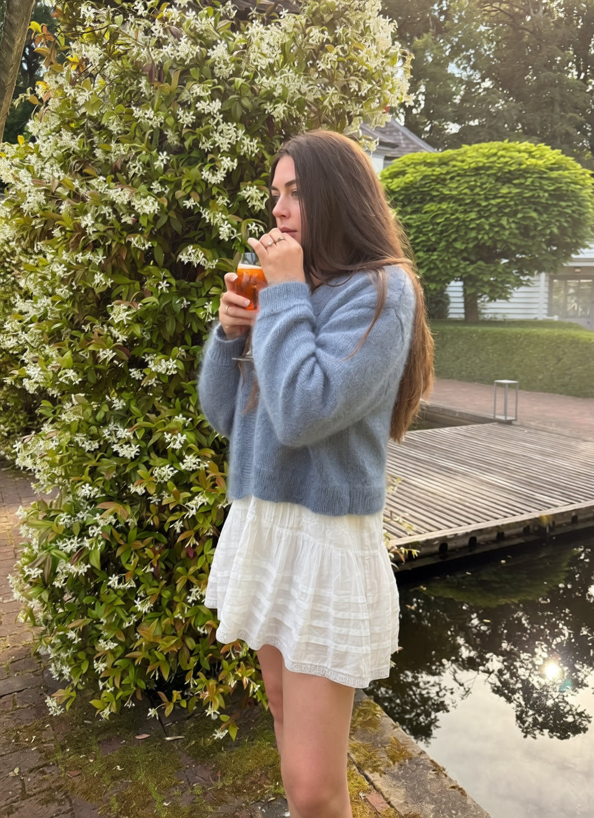 Classic Cardigan - Soft Blue