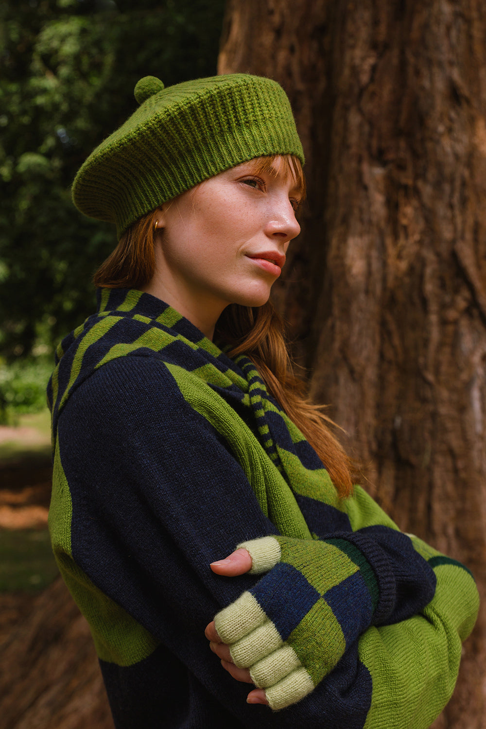 Bidbury Beret – Moss