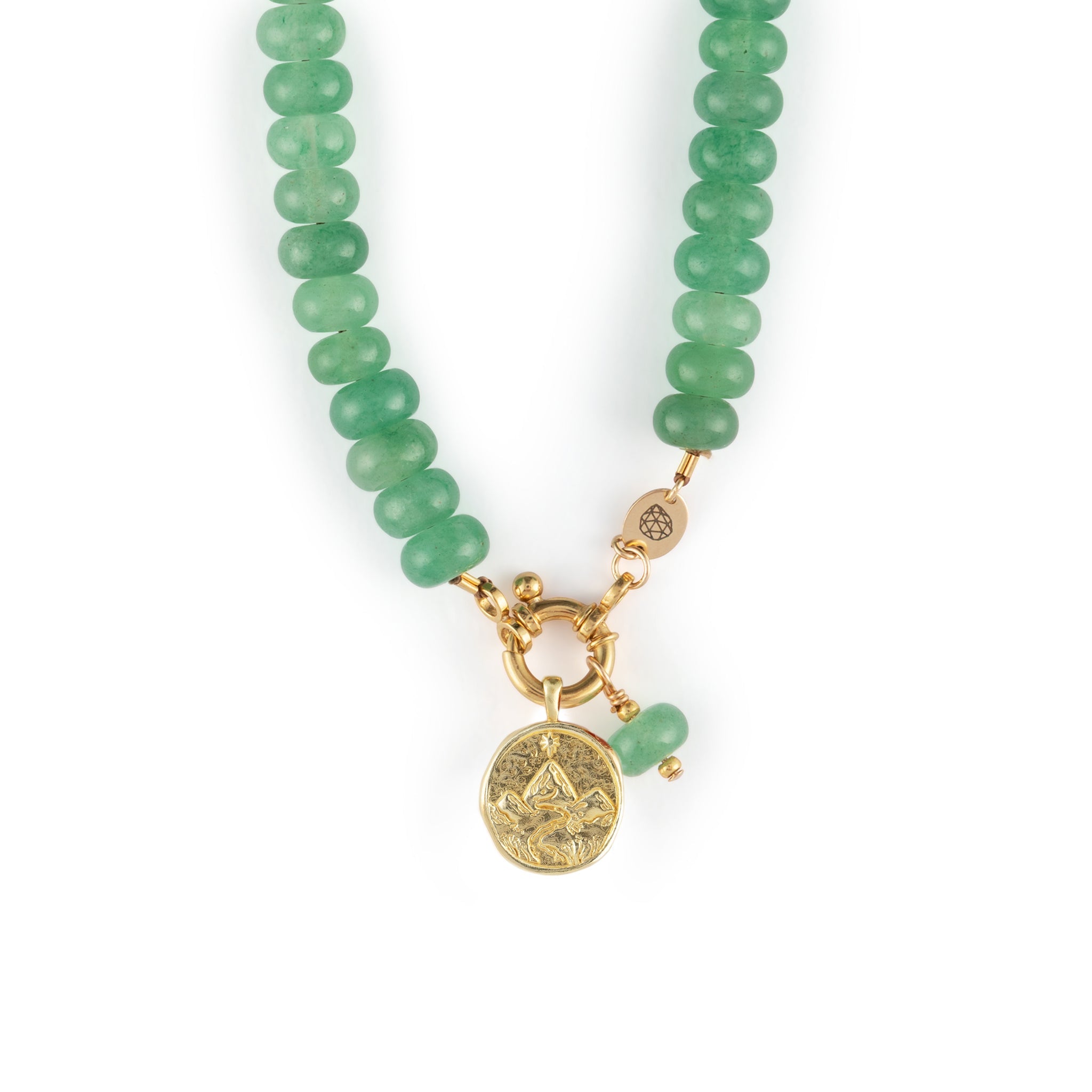 Capricorn Zodiac Coin Pendant Necklace