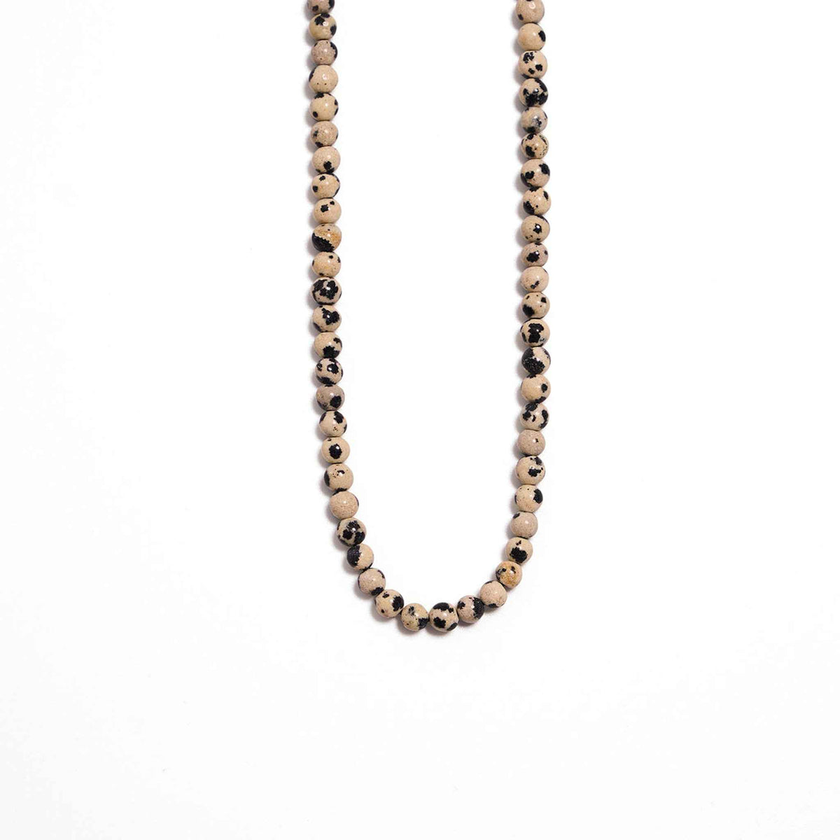 Dalmatian Jasper Āina Beaded Necklace