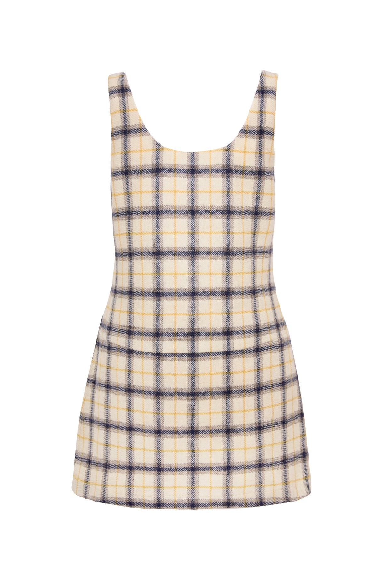 Penrith Mini Dress in Yolk Check