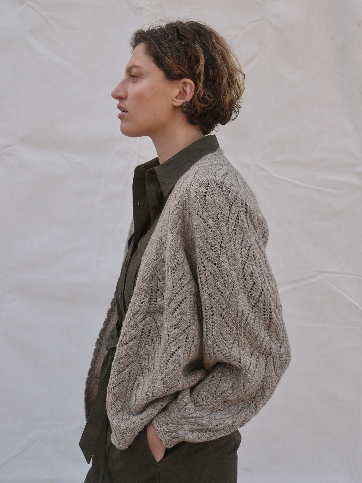 Wyre Cardigan in Mist