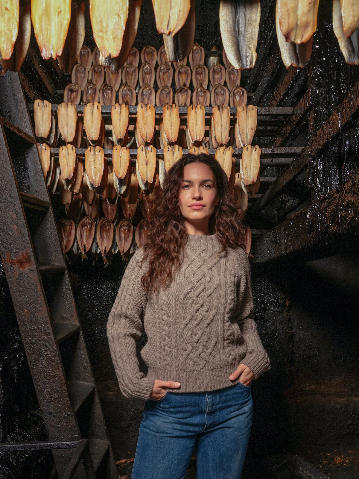 Whitby Jumper in Slate
