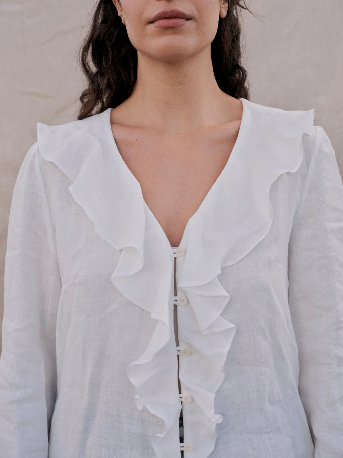 Brandy Blouse in Pearl