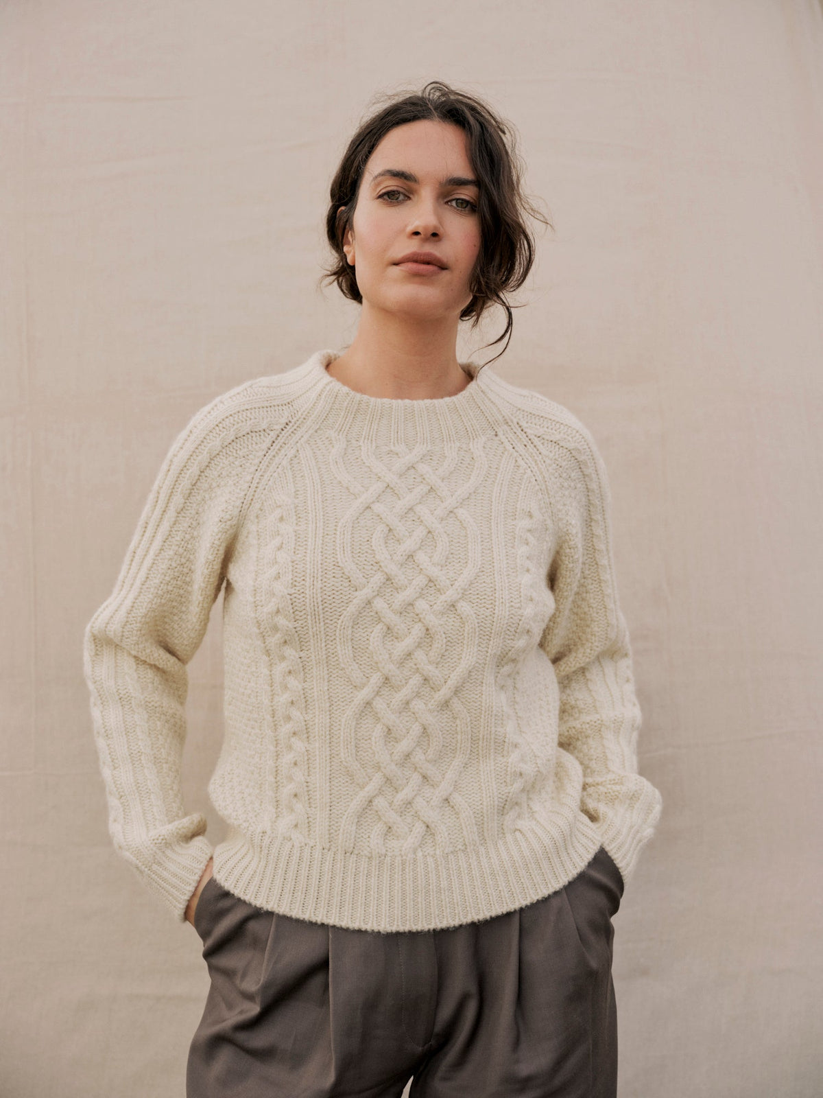 Whitby Jumper in Ecru