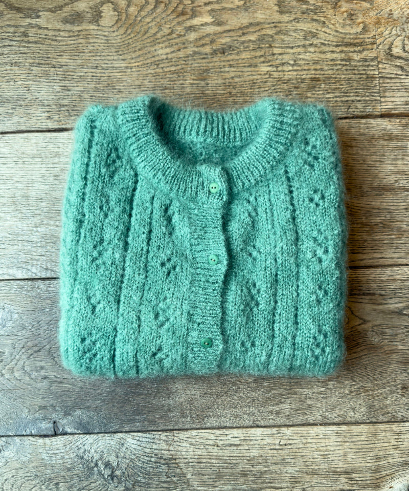 Pointelle Knit Vest - Pistachio Green