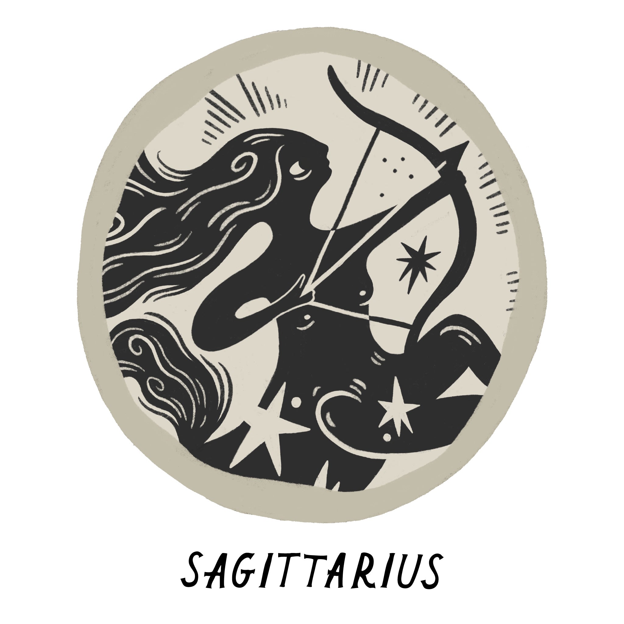 Sagittarius Zodiac Coin Pendant Necklace