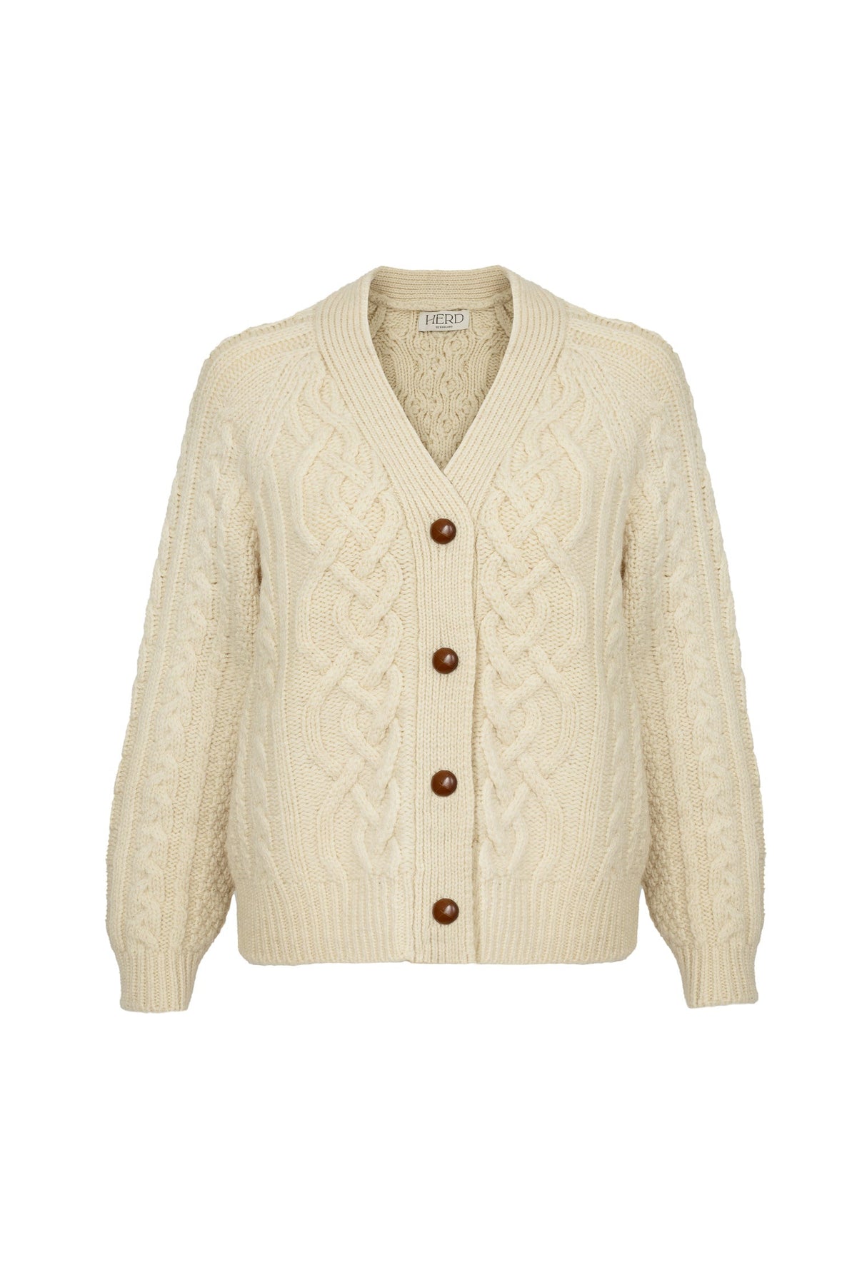 Whitby Cardigan in Ecru