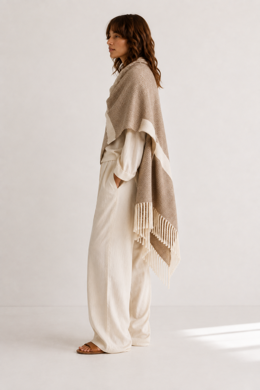 The Journey Wrap Taupe