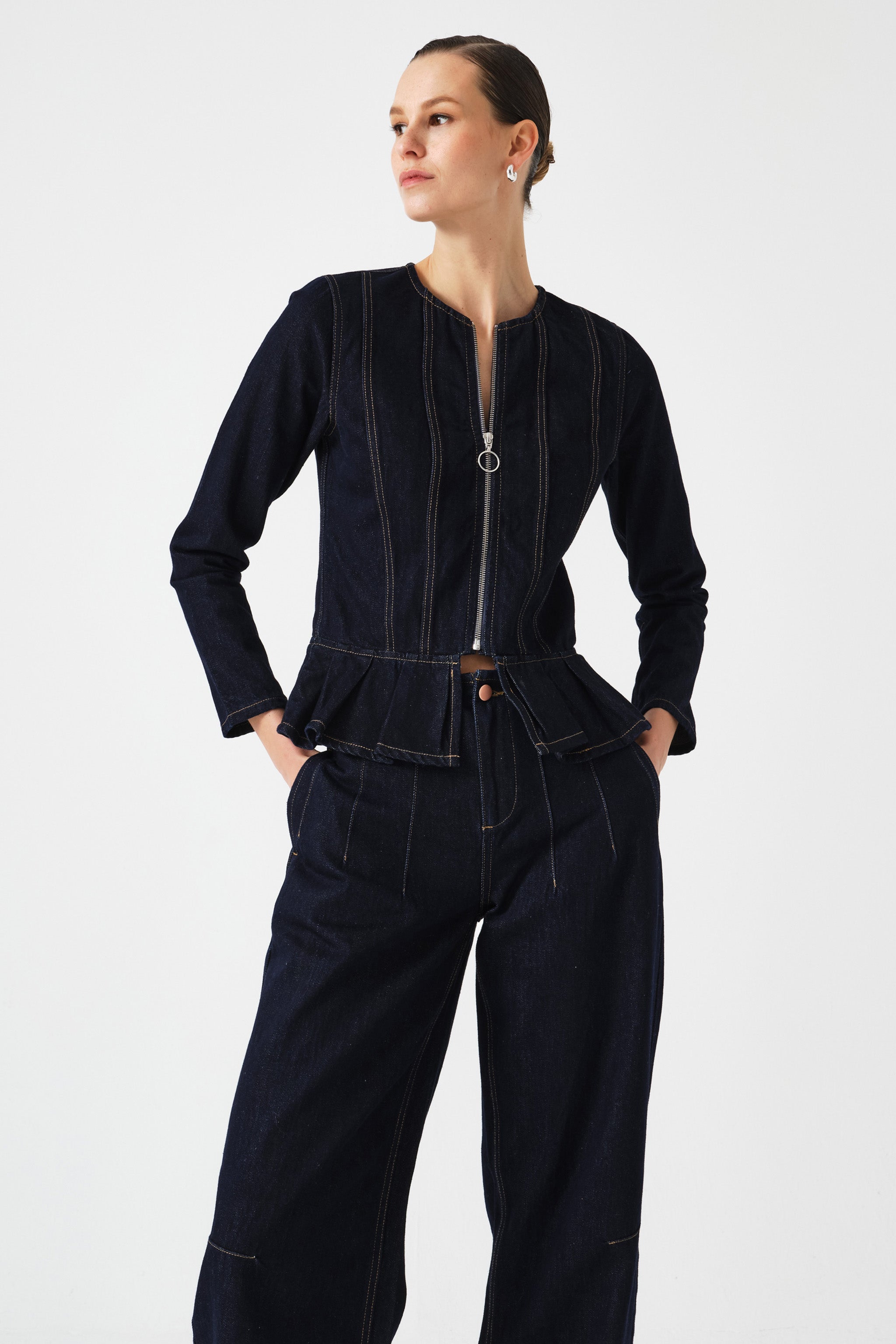 Zoe Jacket in Blue Moon - seventy + mochi