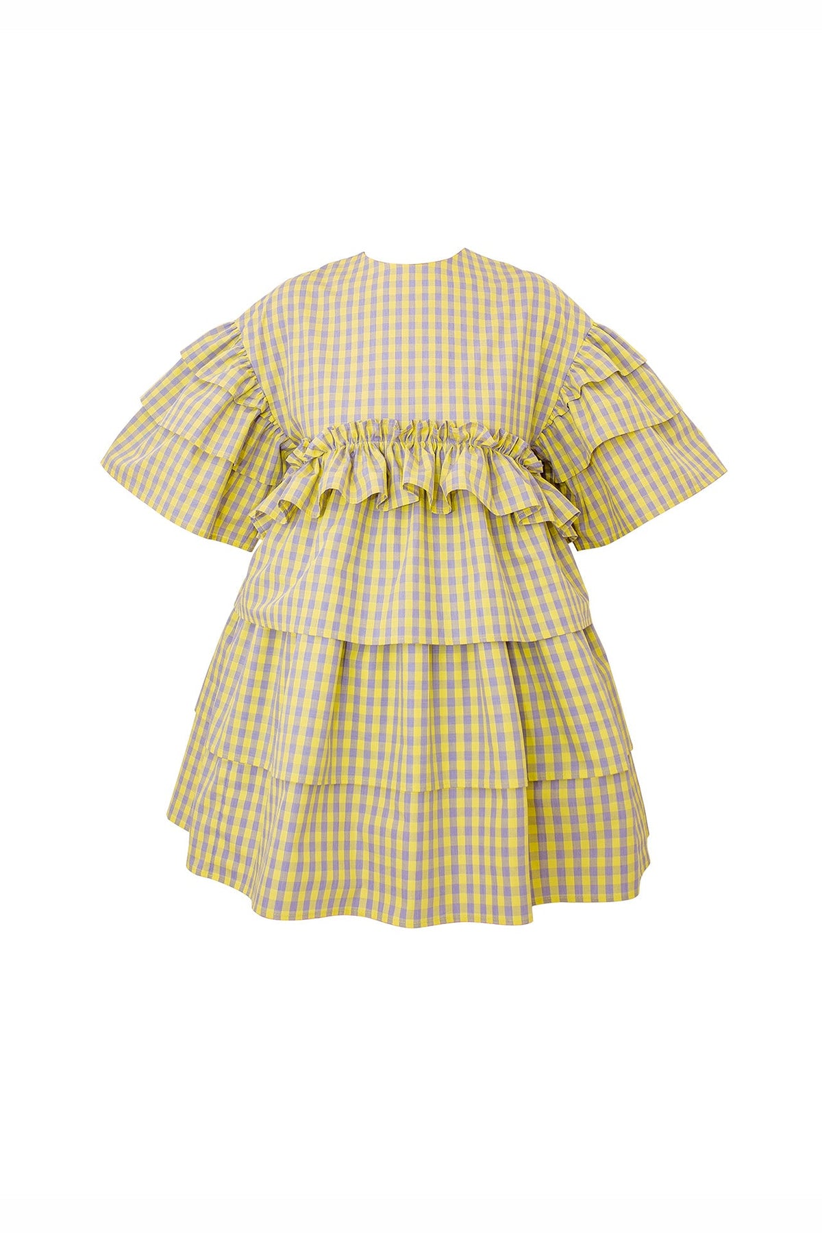 mini designer check dress